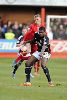 Intense Rivalry: Emmanuel-Thomas vs Wren - FA Cup Clash: A Battle Between Tamworth's Wren and Bristol City's Emmanuel-Thomas