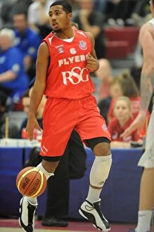 Bristol Flyers v Cheshire Phoenix Collection: Intense Rivalry: Flyers vs. Phoenix at SGS Wise Arena - Basketball Showdown