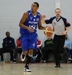 Images Dated 8th November 2014: Intense Rivalry: Flyers vs. Sharks Basketball Showdown - British Basketball League
