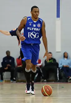 Bristol Flyers V Sheffield Sharks Prints: Intense Rivalry: Flyers vs. Sharks Basketball Showdown at SGS Wise Campus