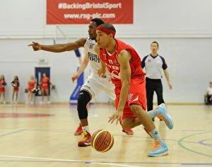 Images Dated 21st November 2014: Intense Rivalry: Flyers vs. United at SGS Wise Campus - British Basketball League (November 2014)