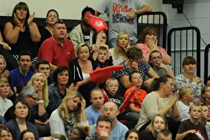 Bristol Flyers V Durham Wildcats Prints: Intense Rivalry: Flyers vs. Wildcats Basketball Showdown at SGS Wise Campus