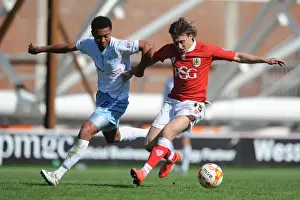 Title Prints: Intense Rivalry: Freeman vs. Ward in the Heart of the Bristol City vs. Coventry City Clash