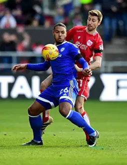 Intense Rivalry: Hegeler vs. Zohore Battle at Ashton Gate