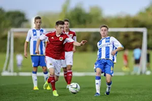 Hove Prints: Intense Rivalry: Horgan vs Wiltshire - Bristol City U18 vs Brighton & Hove Albion U18 Football Match