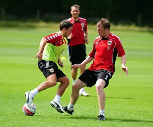 Intense Rivalry: Johnson vs. Clarkson - A Hard-Fought Training Battle at Bristol City
