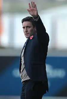 Bristol City V Oldham Athletic Prints: Intense Rivalry: Lee Johnson Goes Head-to-Head in Bristol City vs Oldham Athletic Clash