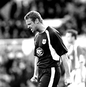 Cardiff City V Bristol City Prints: Intense Rivalry: Lee Trundle's Battle - Cardiff City vs