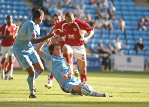 Coventry City V Bristol City Prints: Intense Rivalry: Lee Trundle's Battle - Coventry City vs. Bristol City