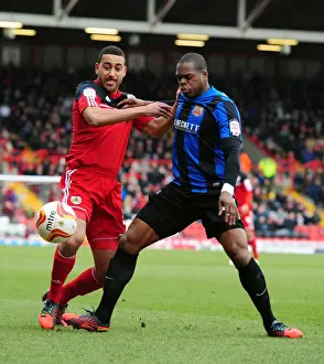 Intense Rivalry: Nyatanga vs Harewood - A Football Battle at Ashton Gate (Bristol City vs Barnsley)
