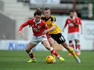 Intense Rivalry: Paul Coutts Fouls Luke Freeman in Bristol City vs