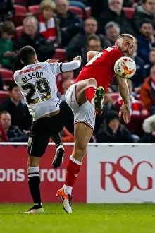 Rams Prints: Intense Rivalry: Wilbraham vs. Olsson Clash at Ashton Gate