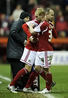 Bristol City V Stevenage Prints: Intense Second-Half Showdown: Sky Bet League One Clash Between Bristol City and Stevenage at Ashton Gate