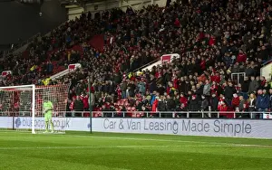 Bristol City V Sheffield Wednesday Prints: Intense Sky Bet Championship Showdown: Bristol City vs Sheffield Wednesday at Ashton Gate