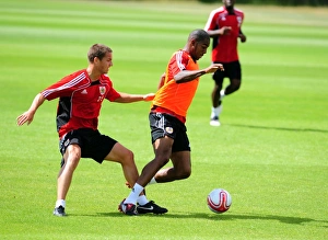 Intense Training Clash: Marvin Elliott vs. Danny Ball (Bristol City)