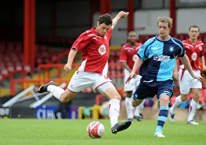 Bristol City V Wycombe Wanderers Prints: Ivan Sproule in Action: Bristol City vs Wycombe Wanderers