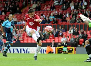 Bristol City V Wycombe Wanderers Prints: Ivan Sproule in Action: Bristol City vs Wycombe Wanderers