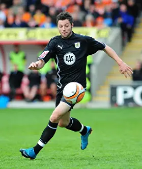 Blackpool V Bristol City Prints: Ivan Sproule of Bristol City in Action against Blackpool at Bloomfield Road