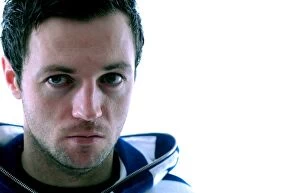 Images Dated 11th February 2010: Ivan Sproule: Portrait of Determination in Blue and White