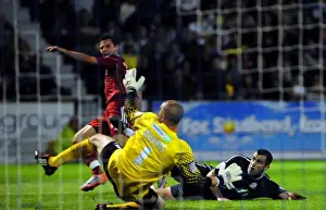 Southend United V Bristol City Prints: Ivan Sproule Scores for Bristol City in Carling Cup Match vs