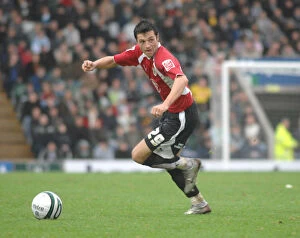 Images Dated 10th December 2007: Ivan Sproule: Thrilling Moment at Plymouth vs. Bristol City