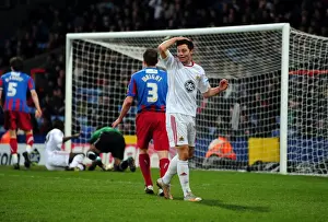 Framed Print : Ivan Sproule's Dramatic Post-Hit: A Heart-Stopping Moment from Crystal Palace vs. Bristol City (Championship, 2011) Framed Print : Ivan Sproule's Dramatic Post-Hit: A Heart-Stopping Moment from Crystal Palace vs. Bristol City (Championship, 2011)