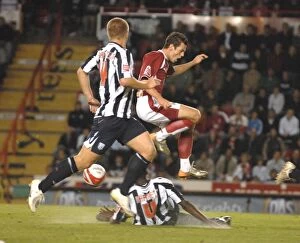 Images Dated 19th September 2007: Ivan Sproule's Unforgettable Moments: Bristol City vs. West Brom