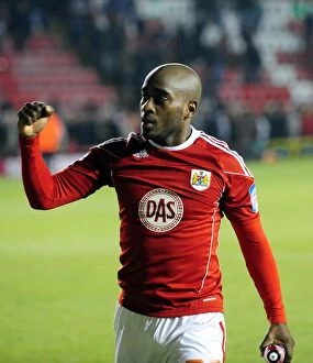 Images Dated 1st January 2011: Jamal Campbell-Ryce in Action: Bristol City vs Cardiff City, 2011 Championship Football Match at