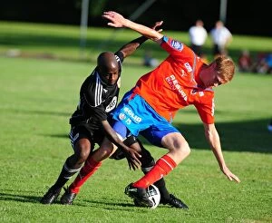 Images Dated 15th July 2010: Jamal Campbell-Ryce in Action: Helsingborgs IF vs. Bristol City