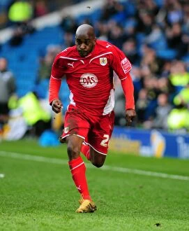 Images Dated 5th April 2010: Jamal Campbell-Ryce of Bristol City in Action against Sheffield Wednesday, Championship Match
