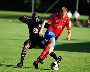 Helsingborgs IF V Bristol City Prints: Jamal Campbell-Ryce Fights for Possession: Helsingborgs IF vs. Bristol City