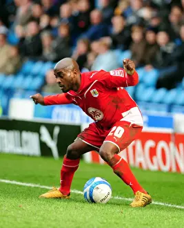 Framed Print : Jamal Campbell-Ryce Strikes for Bristol City against Sheffield Wednesday in Championship Match, April 2010 Framed Print : Jamal Campbell-Ryce Strikes for Bristol City against Sheffield Wednesday in Championship Match, April 2010