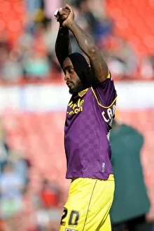 Images Dated 18th April 2014: Jamal Campbell-Ryce's Emotional Return: Bristol City vs Notts County (2014, Sky Bet League One)