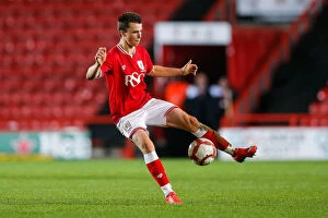 Images Dated 14th December 2015: James Morton of Bristol City in Action: FA Youth Cup Third Round vs Cardiff City U18s