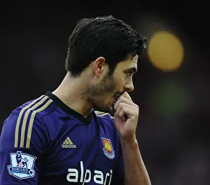 Bristol City V West Ham Prints: James Tomkins in Action: FA Cup Fourth Round Showdown between Bristol City and West Ham