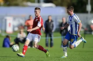 Development Prints: Jamie Horgan in Action: Bristol City U18 vs Brighton & Hove Albion U18