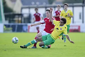 Jamie Horgan: In Action for Bristol City U18s vs Sheffield United U18s - Football Youth League