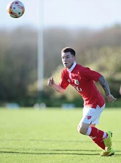 Images Dated 3rd November 2014: Jamie Horgan's Focus: Bristol City U21s Train Against Colchester in Youth Development League