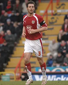Bristol City V Colchester United Prints: Jamie McAllister in Action for Bristol City Against Colchester United