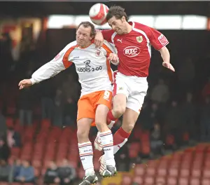 Jamie McAllister in Action: Bristol City vs Blackpool