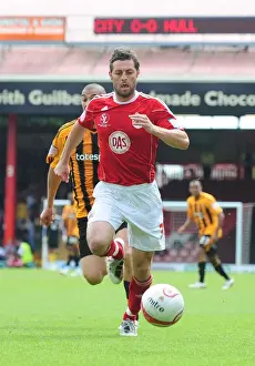 Jamie McAllister Focuses in Championship Clash: Bristol City vs. Hull City (07-05-2011)