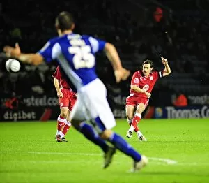 Images Dated 8th December 2009: Jamie McAllister shoots for goal