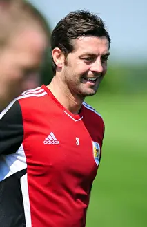 Jamie McAllister: Unwavering Concentration during Bristol City's Pre-Season Training