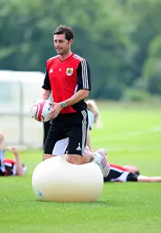 Jamie McAllister: Unwavering Focus in Bristol City FC's Pre-Season Training
