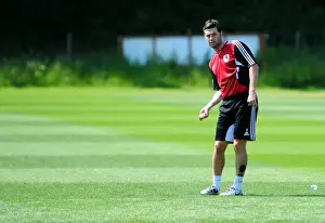 Jamie McAllister: Unwavering Focus during Bristol City's Pre-Season Training
