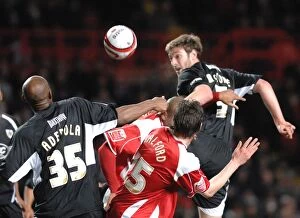 Images Dated 4th March 2008: Jamie McCombe in Action for Bristol City against Charlton Athletic