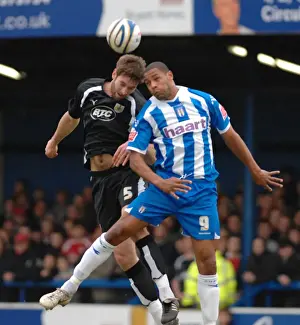Jamie McCombe in Action for Bristol City Against Colchester United