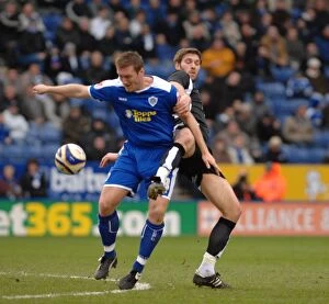 Images Dated 8th March 2008: Jamie McCombe in Action: Leicester City vs. Bristol City