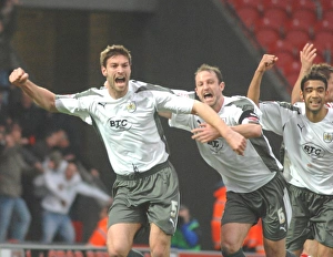 Jamie McCombe and Louis Carey Celebrating a Goal