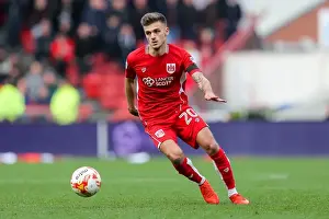 Bristol City V Blackburn Rovers Prints: Jamie Paterson in Action: Bristol City vs Blackburn Rovers